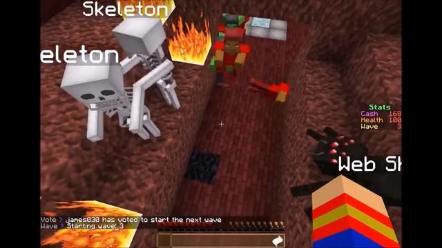 Minecraft: Tower Defense Server Gameyplay смотреть онлайн