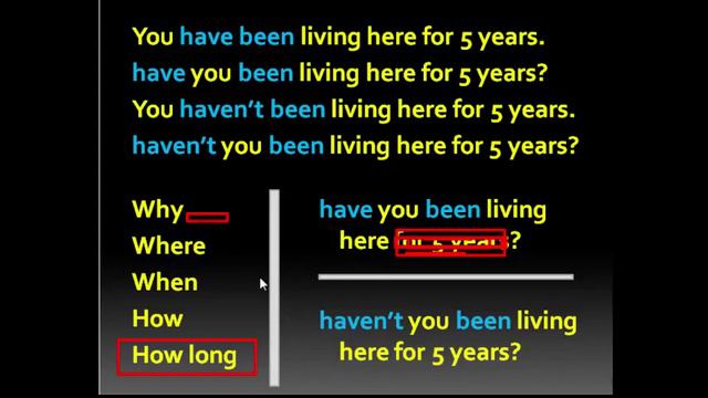 Present perfect continuous tense Negatives and Questions смотреть онлайн