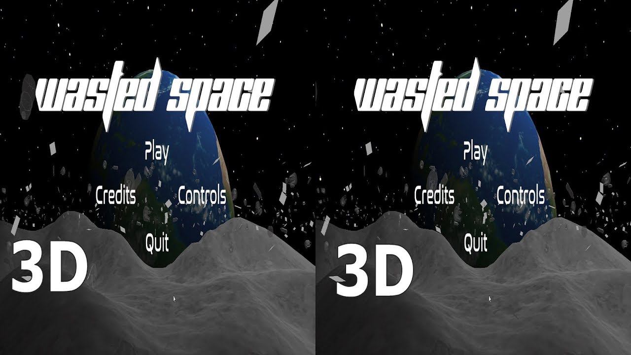Wasted Space 3D VR Video 3D SBS VR Box Google Cardboard