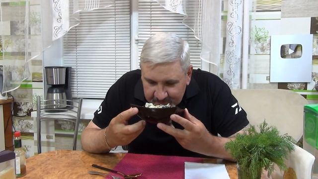 Диетический салат с баклажанами, как с белыми грибами. Готовим быстро и не дорого. смотреть онлайн