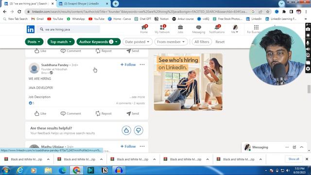 LinkedIn Job search tips🔥🚀 | I got 2 job Offer letter😱 | how to apply job in linkedin in tamil смотреть онлайн