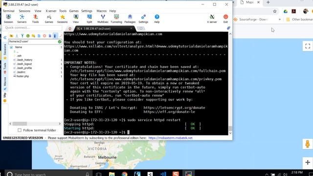 Making an aws ec2 linux apache server https encrypted смотреть онлайн