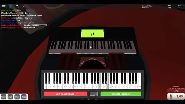 Roblox Got Talent // Fur Elise // Piano смотреть онлайн