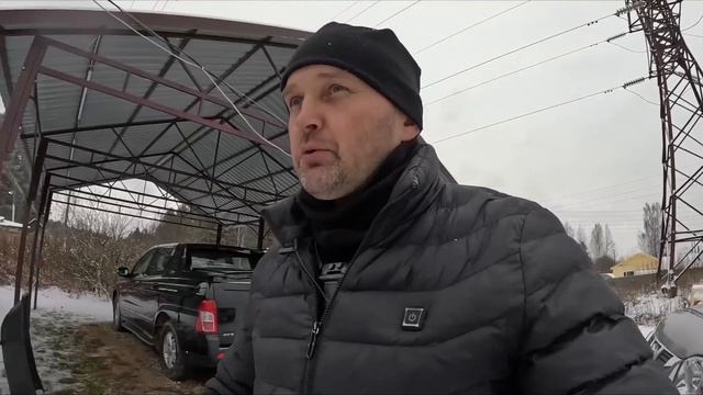 Заехал в шиномонтаж. Готовлюсь к зимней рыбалке. Едем на прививку. смотреть онлайн