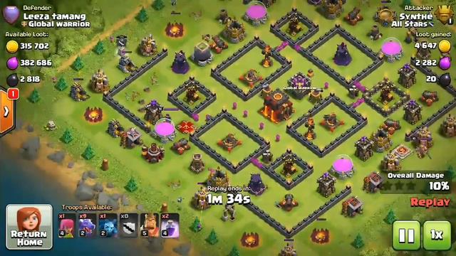 7 тх в легендарной лиге. Повторы атак. Clash of Clans смотреть онлайн