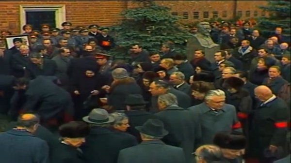 USSR Leader Konstantin Chernenko, Leonid Brezhnev Funeral "Похороны Брежнева"