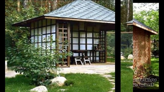 Варианты дизайна беседок. смотреть онлайн