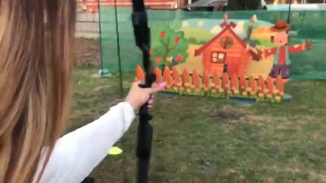 Аттракцион тир. Стрельба из лука для детей смотреть онлайн