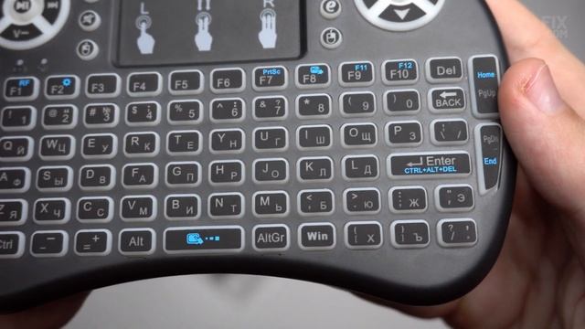 Mini Keyboard Backlit - Обзор беспроводной мини клавиатуры смотреть онлайн
