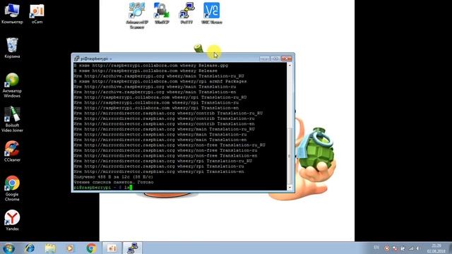 Удалённое управление Raspberry Pi с помощью программ Putty, WinSCP, VNC Viewer смотреть онлайн