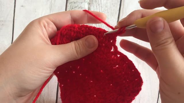 Салфетка в форме сердца крючком / Crochet Napkin /