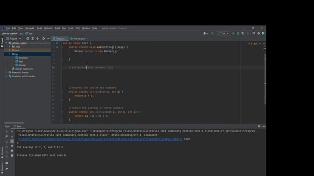 Github Copilot with Intellij and Java смотреть онлайн
