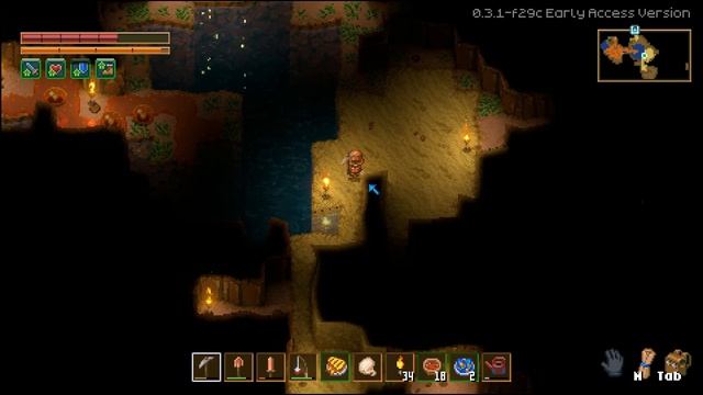 Core Keeper (Early Access) Episode 4 - Found Clay Caverns Filled with Tin and Dangerous Bugs смотреть онлайн