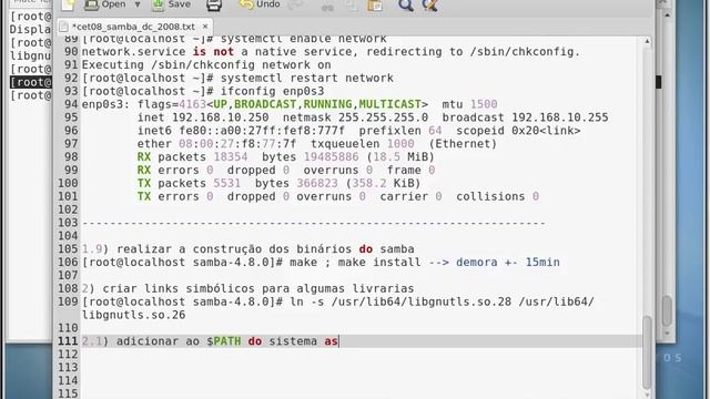 Tutorial Installation Samba 4.8 Centos 7 - Configuration Samba as DC domain/forest Windows 2008 R2 смотреть онлайн