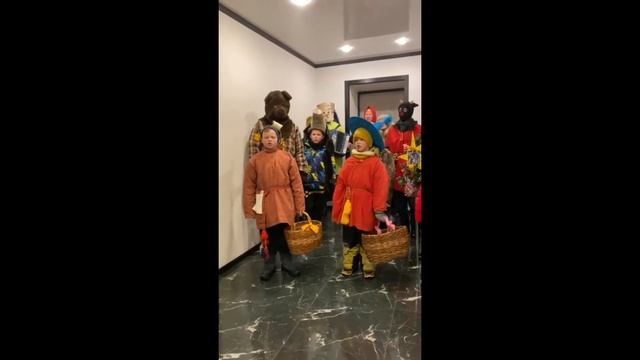 Колядки-2021. "Обход дворов на Рождественские Святки в с.Нюксеница Вологодской области" смотреть онлайн