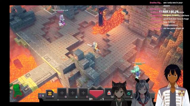 Minecraft Dungeons Finale with @YagikoEnCh and @shouma_ch смотреть онлайн