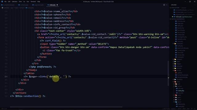 Belajar Pagination di CodeIgniter 4 (Library Pager) [31] смотреть онлайн