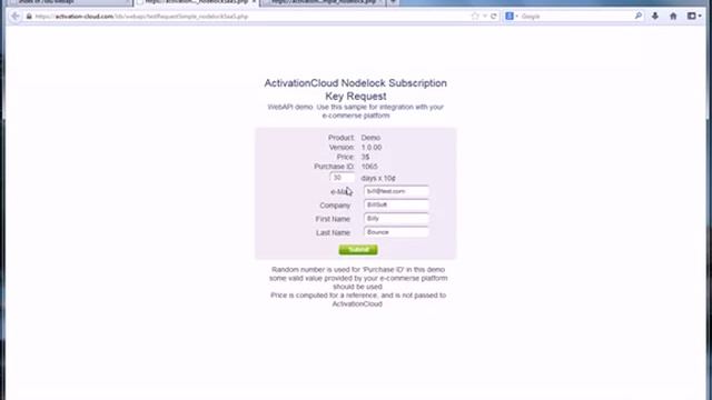 ActivationCloud: WebAPI & Nodelock SaaS/Subscription License смотреть онлайн