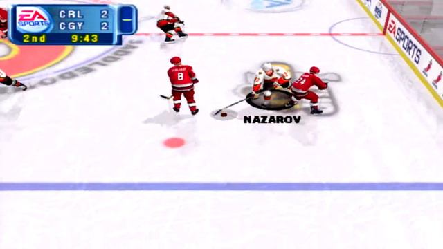 NHL 2001 Gameplay Calgary Flames vs Carolina Hurricanes смотреть онлайн
