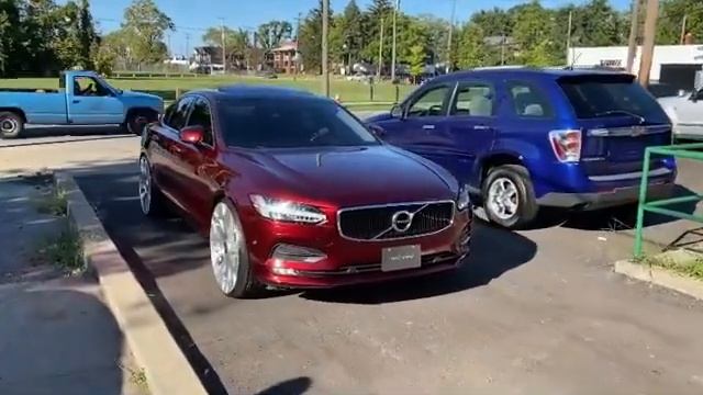Volvo S90 redone on 24s forgiato andreas formerly blue on chrome смотреть онлайн