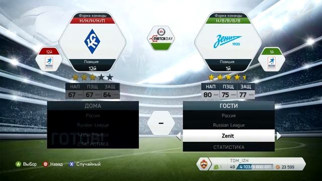 Форма российских клубов в FIFA 14 смотреть онлайн