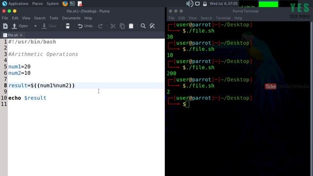 Arithmetic Operations - Bash Shell Scripting - Malayalam Tutorial [Part-3] смотреть онлайн