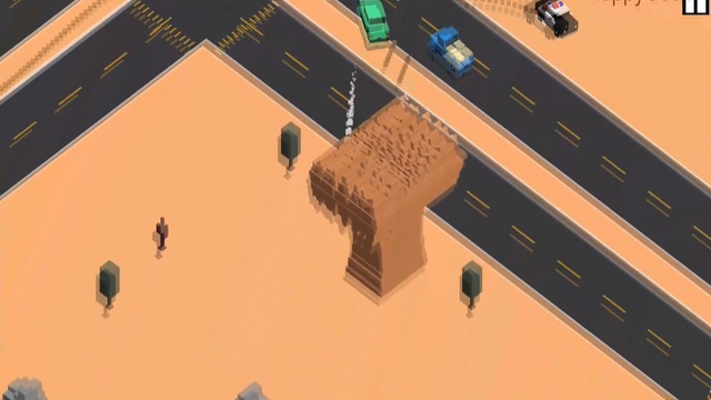 Smashy Road: Wanted (gameplay video on Android) смотреть онлайн