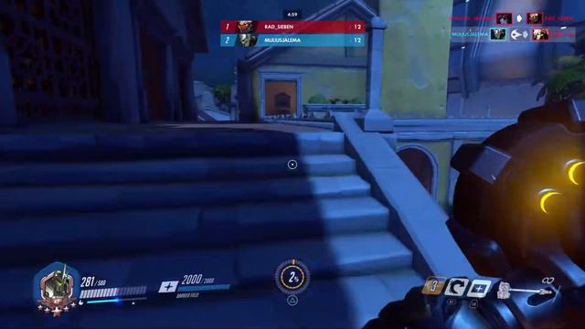 Overwatch Series - Reinhardt - 200 ping deathmatch with every character смотреть онлайн