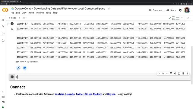 Google Colab - Downloading Data and Files to your Local Computer! смотреть онлайн