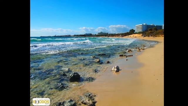 Glyki Nero Beach (Blue Flag), Famagusta / Παραλία Γλυκύ Νερό (Γαλάζια Σημαία), Αμμόχωστος