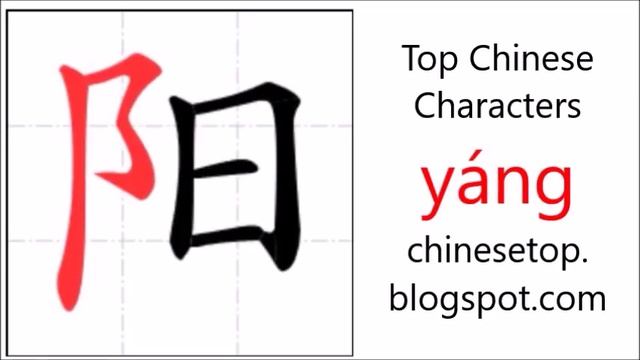 Chinese character 阴阳 (yīnyáng, Yin Yang) смотреть онлайн