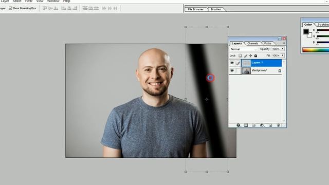 Photoshop 7 Me Photo Ke Upar Shadow Banaye , How to make shadow on a Photo or image in Photoshop 7 смотреть онлайн