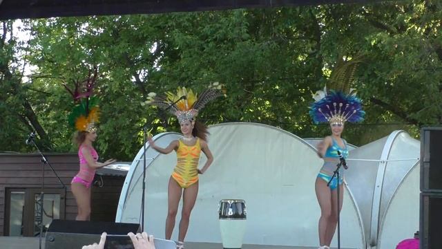 Саша Ломакина и её ученицы - Выступление на Moscow Samba Fest. Измайловский парк 28.05.2017 смотреть онлайн