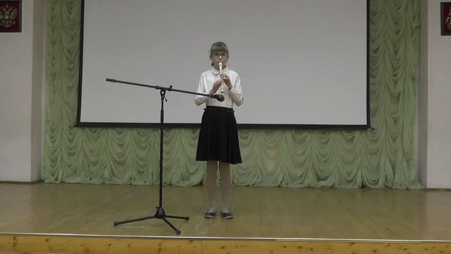 Школа №1595 - Родионова Мария - П. Чайковский "Неаполитанская песенка" смотреть онлайн