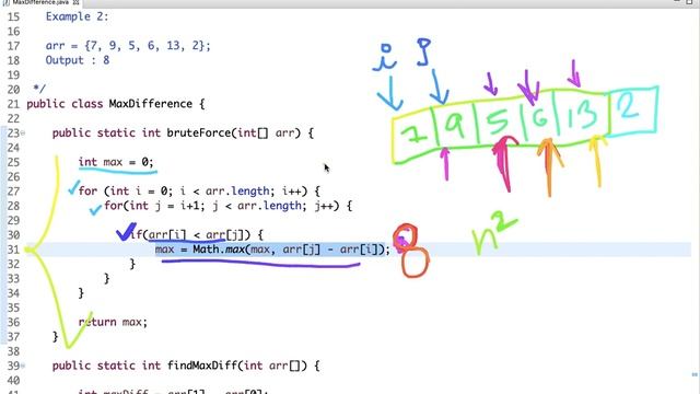 Find Maximum Difference between Two Array Elements смотреть онлайн