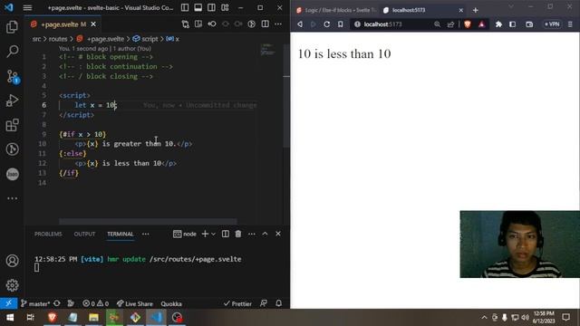 Svelte | SvelteKit | Logic | Else If Statement | Tagalog | Framework | ep12 смотреть онлайн