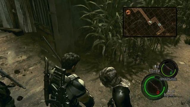 Resident Evil 5  БЕНЗО ПИЛА НА ВЕТЕРАНЕ