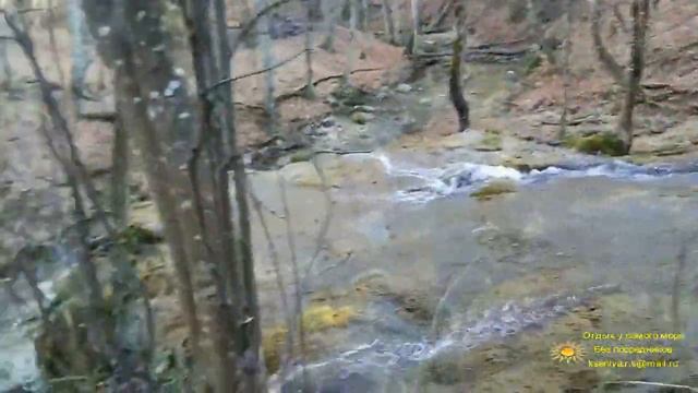 Водопад Серебряные струи, Большой каньон Крыма. смотреть онлайн