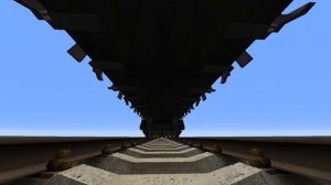 Камера под поездом в майнкрафте (новые поезда и вагоны)