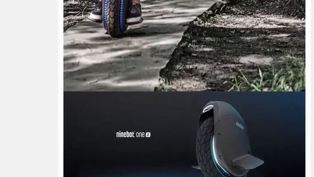 Самокат с широким колесом ninebot One Z6 1800 Вт 45 км/ ч смотреть онлайн