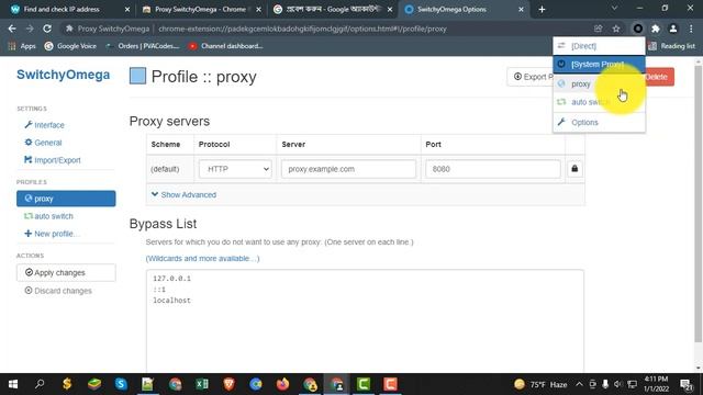 How to Setup USA Proxy in Google Chrome Browser|USA ip set up 2022 смотреть онлайн