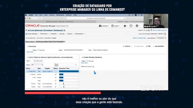 Criação de dataguard por enterprise manager ou por linha de comando смотреть онлайн