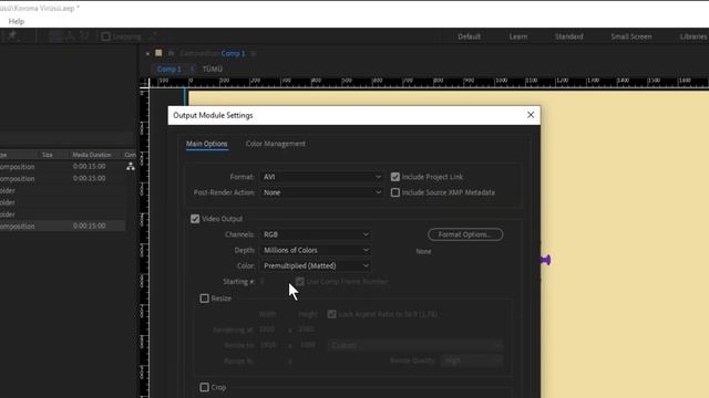 EN İYİ Render alma ayarları - After Effects'te kaliteli ve hızlı render nasıl alınır? смотреть онлайн