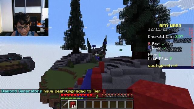 Playing Minecraft Java edition Christmas 11 of dicember (Surprise i saved myself with a block) смотреть онлайн