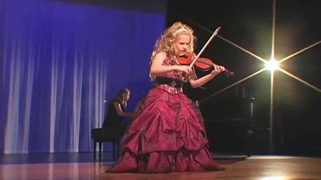 Incredible 7-Year Old Child Violinist Brianna Kahane Performs "Csardas" on a 1/4-Size Violin. смотреть онлайн