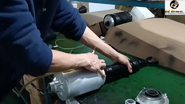 How to Assemble Audi A8 D3 Front Air Suspension Shock Absorber Strut смотреть онлайн