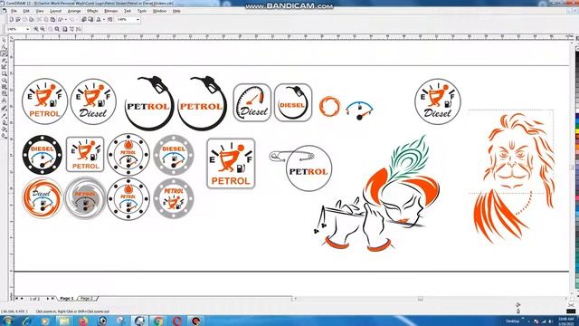 CDR Logo Line Art Logo Corell Logo смотреть онлайн