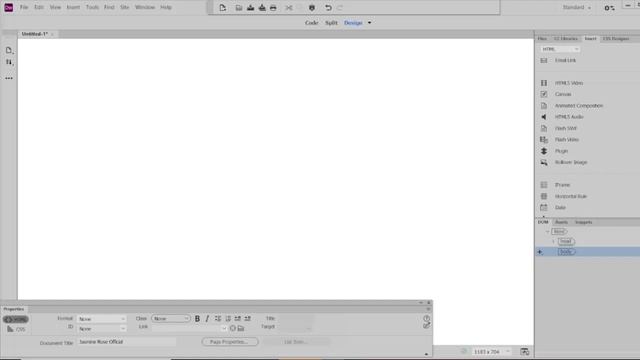 1. Dreamweaver 2021 - Quick Tutorial - Set up and Basic Skills смотреть онлайн