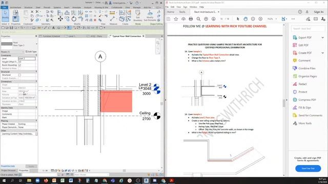 AUTODESK REVIT ARCHITECTURE CERTIFIED PROFESSIONAL PRACTICAL EXAMINATION REVIEW смотреть онлайн