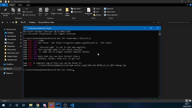 How to make a discord bot? Easy tutorial! смотреть онлайн